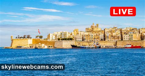 webcams valletta harbour waterfront.